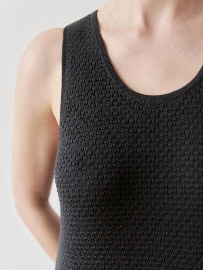 Wol Hide Black Cotton Lace Tank Dress Size Small — image 2 of 8